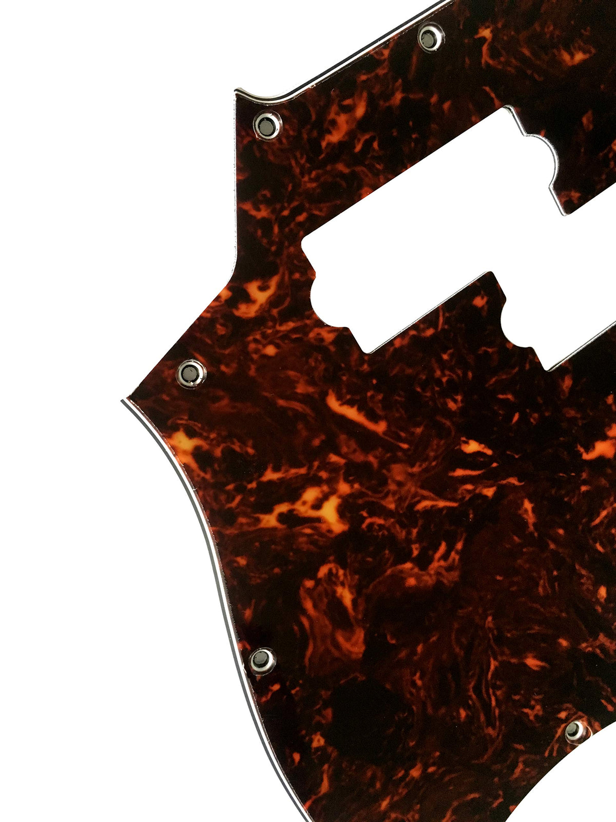 4 Ply Brown Tortoise Short Scale Guitar Pickguard Z2263