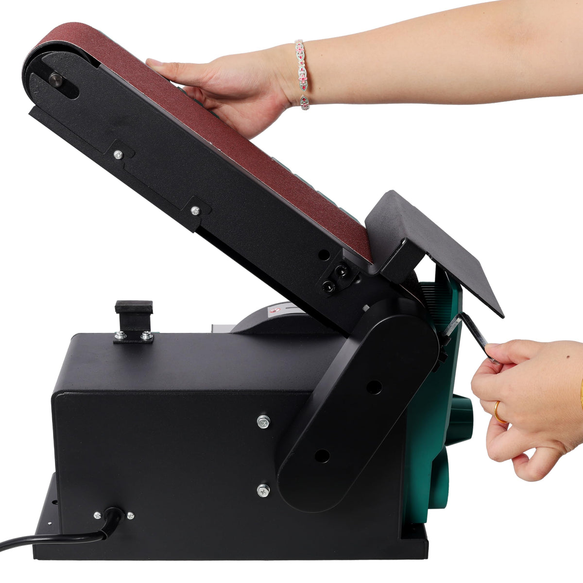 4" x 36" Belt 6" Disc Sander Combo, 120V/60Hz Bench Sander X9225