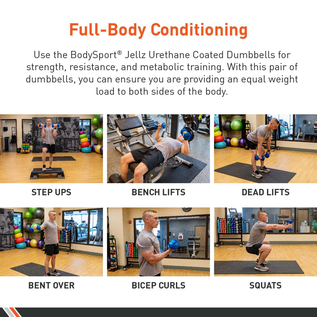 Urethane Aerobic Dumbbells Pair R6108
