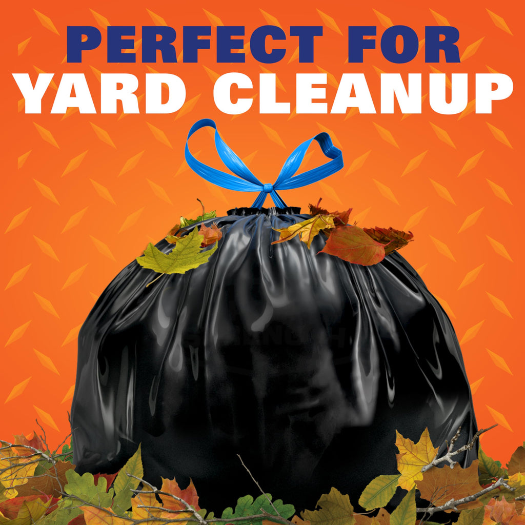39 Gallon Black Heavy Duty Trash Bags U604373