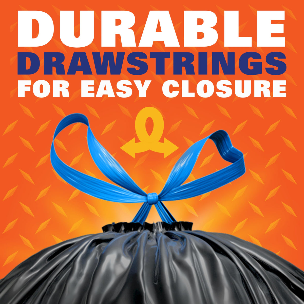 39 Gallon Black Heavy Duty Trash Bags U604373