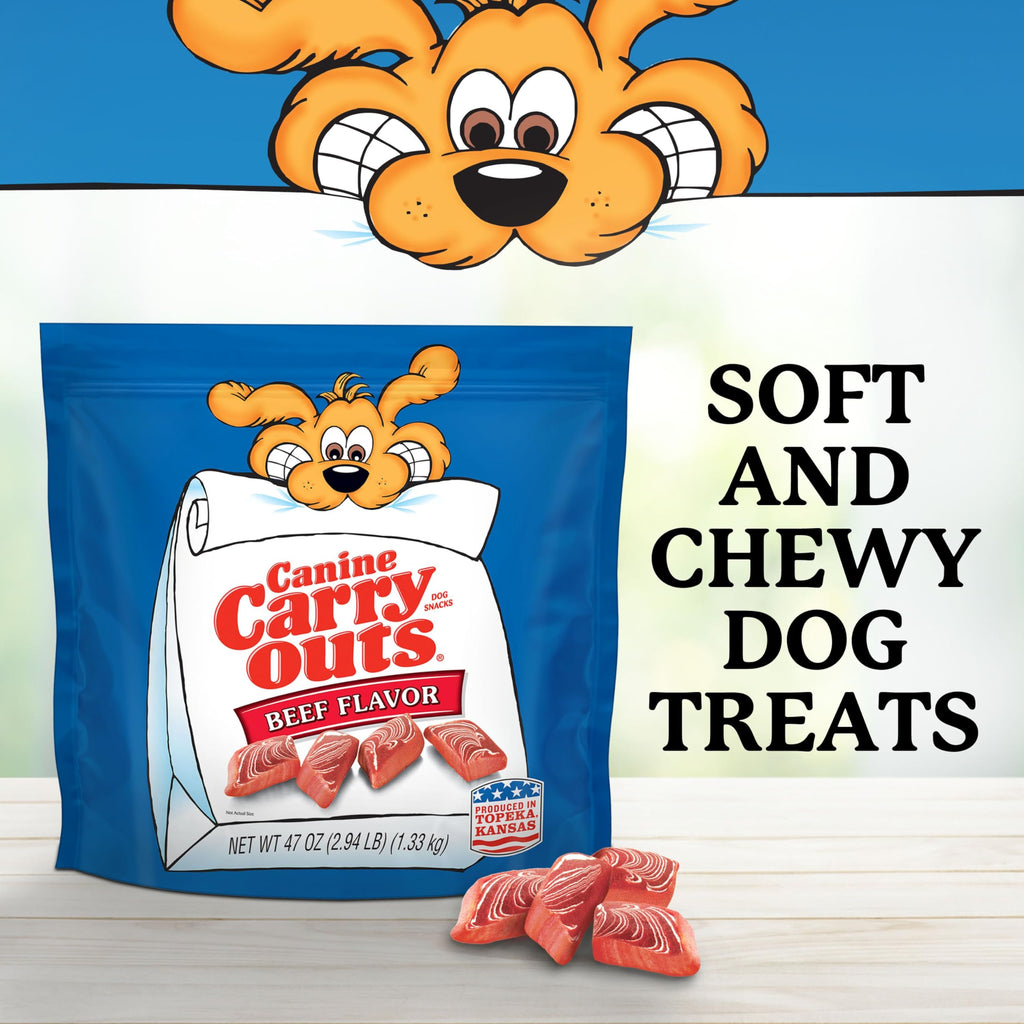 Beef Flavor Dog Treats 47 Ounce Bag T7056