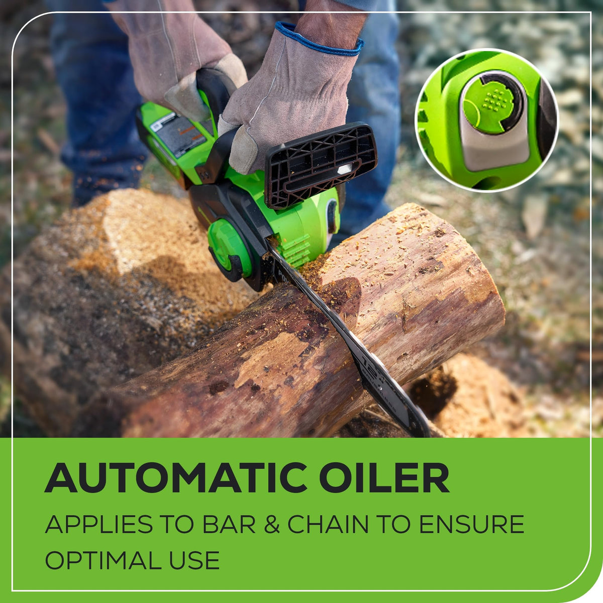 24V 12 in Cordless Electric Chainsaw J494939