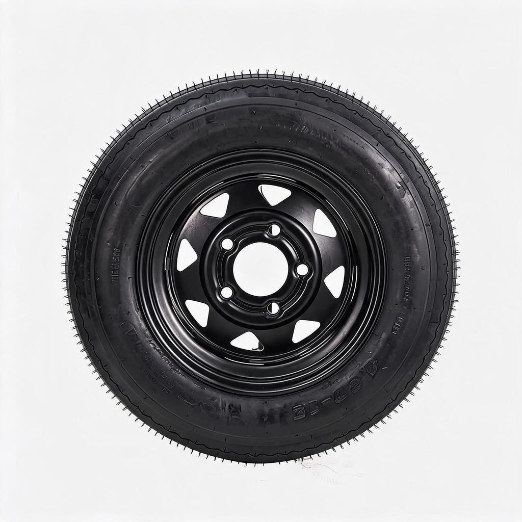 4.80-12 Trailer Tires with 12 in Rims, 2 Pack Q63303