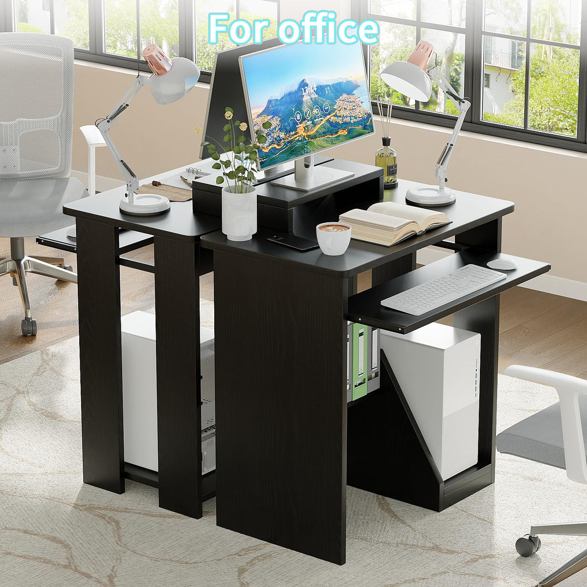 30 Inch Computer Desk with Keyboard Tray R880599