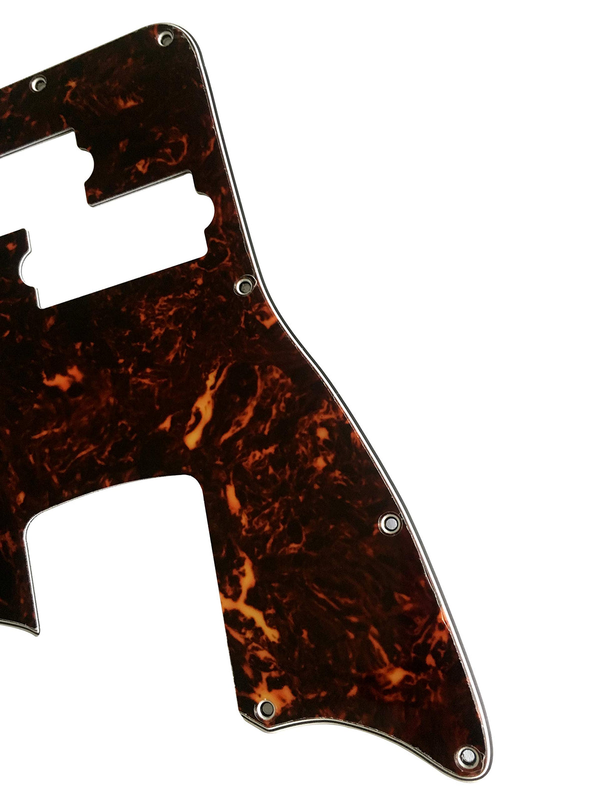 4 Ply Brown Tortoise Short Scale Guitar Pickguard Z2263