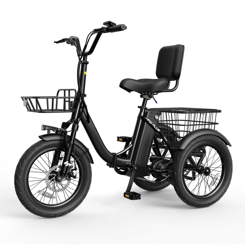 1200W Folding 3 Wheel Electric Trike Bike Y164430