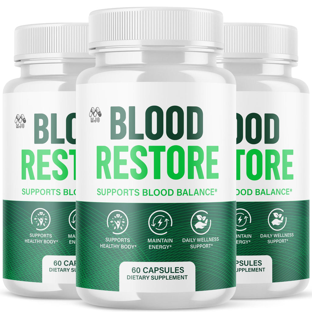 3 Pack Blood Restore Capsules 180 Capsules V5262