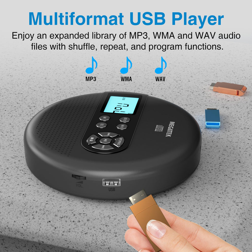 Portable CD Player with Bluetooth G986738