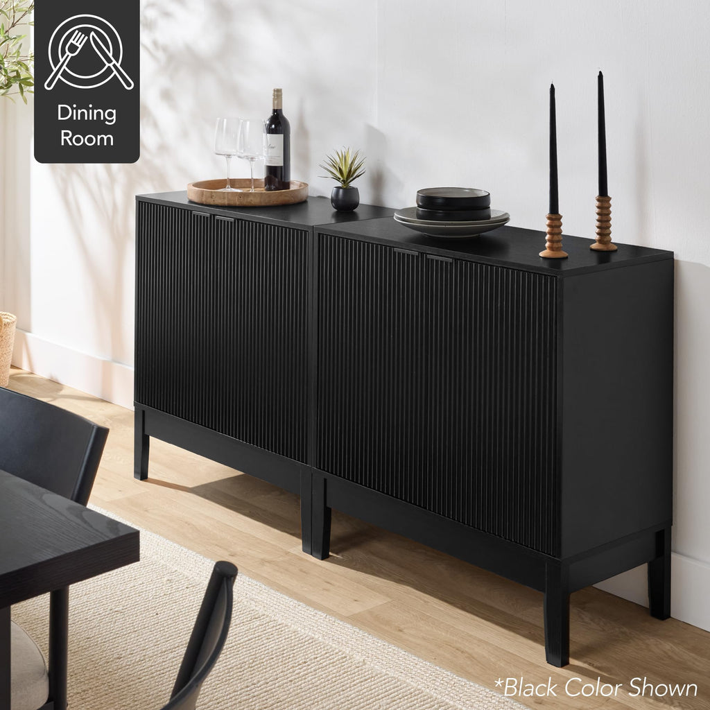 2-Door Storage Cabinet with Adjustable Shelves U3319