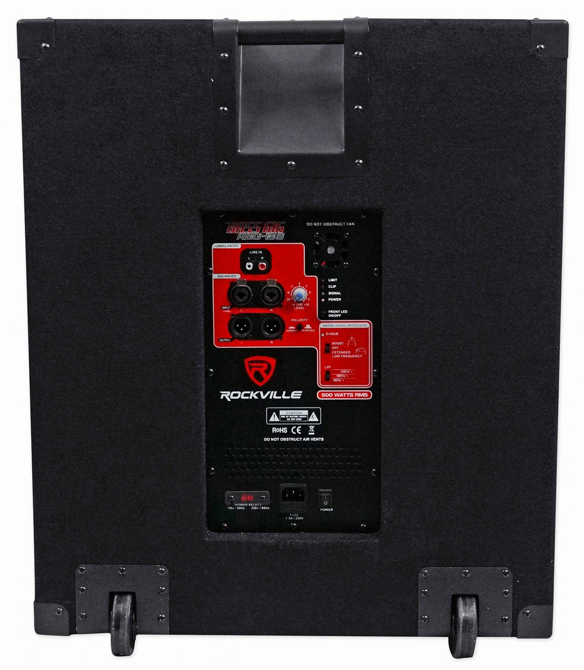18" Active Powered PA Subwoofer J8808