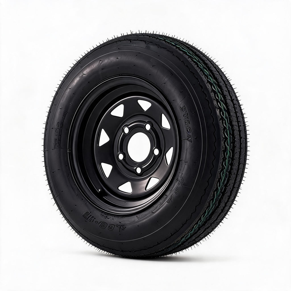 4.80-12 Trailer Tires with 12 in Rims, 2 Pack Q63303