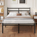 Full Size Bed Frame with Headboard and Footboard A128