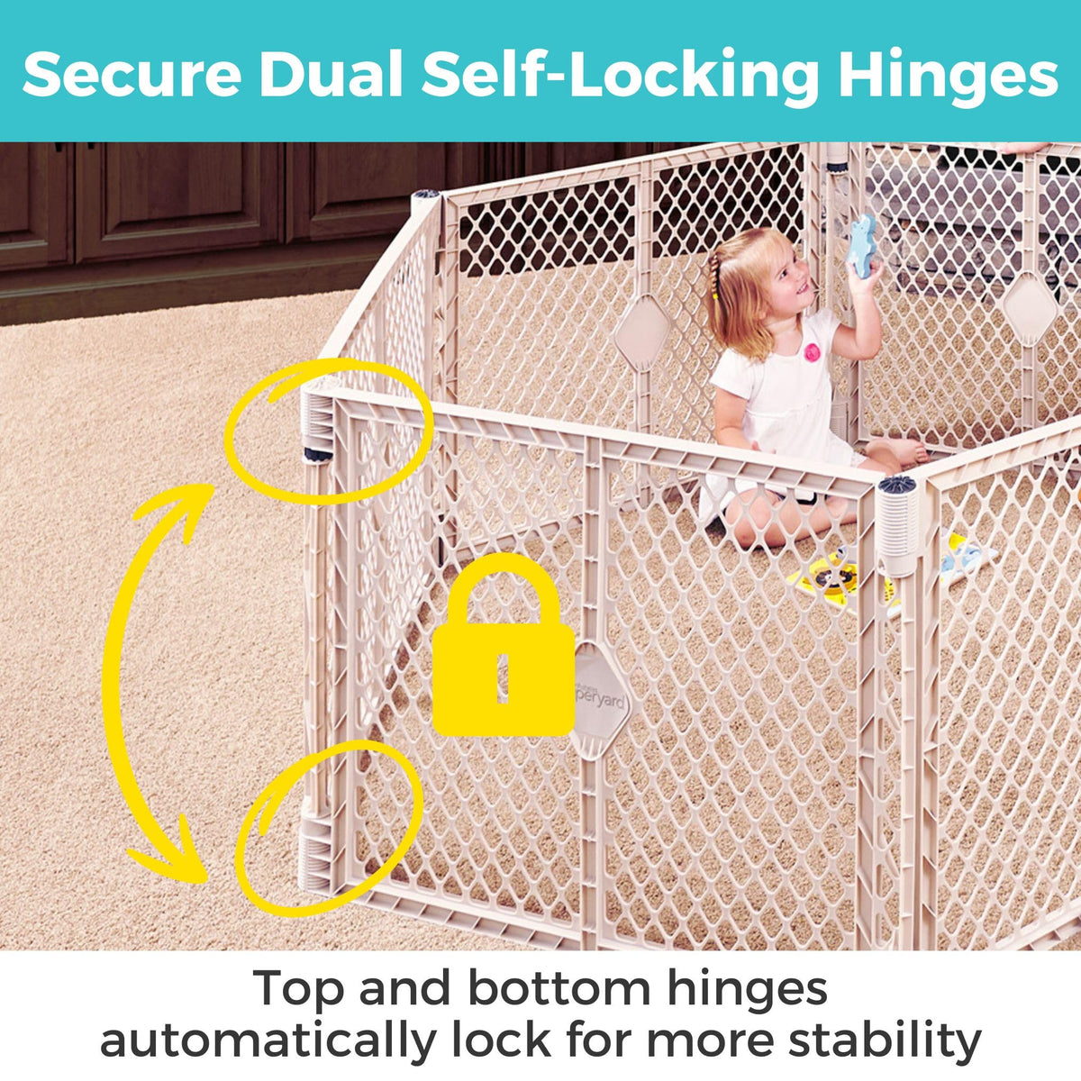6-Panel Baby Playard I343