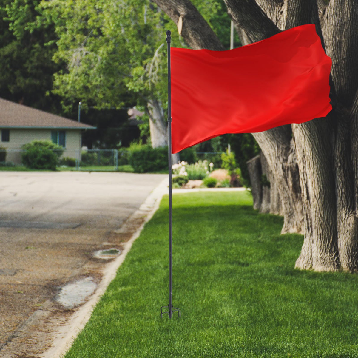 Stainless Steel Flag Pole Holder with 5 Prongs M5406