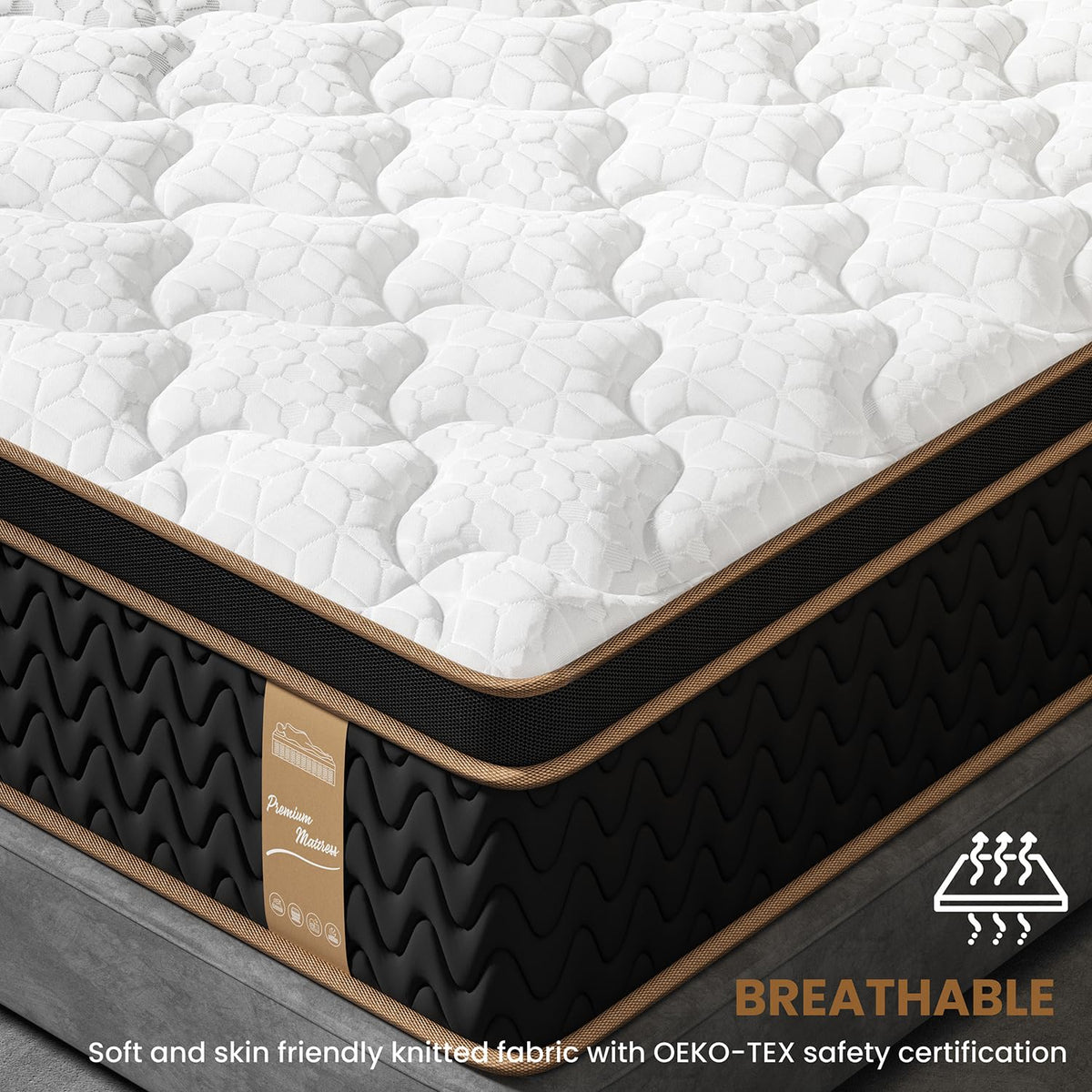 12 Inch Cooling Hybrid Mattress I80648