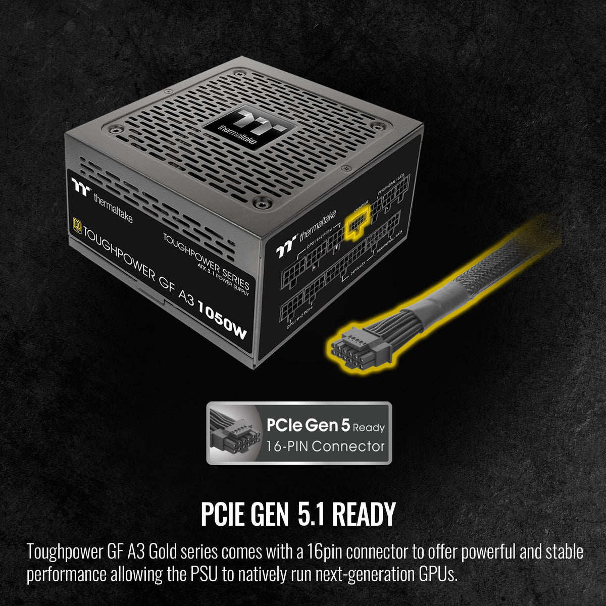 1050W 80+ Gold ATX 3.1 Power Supply J9636