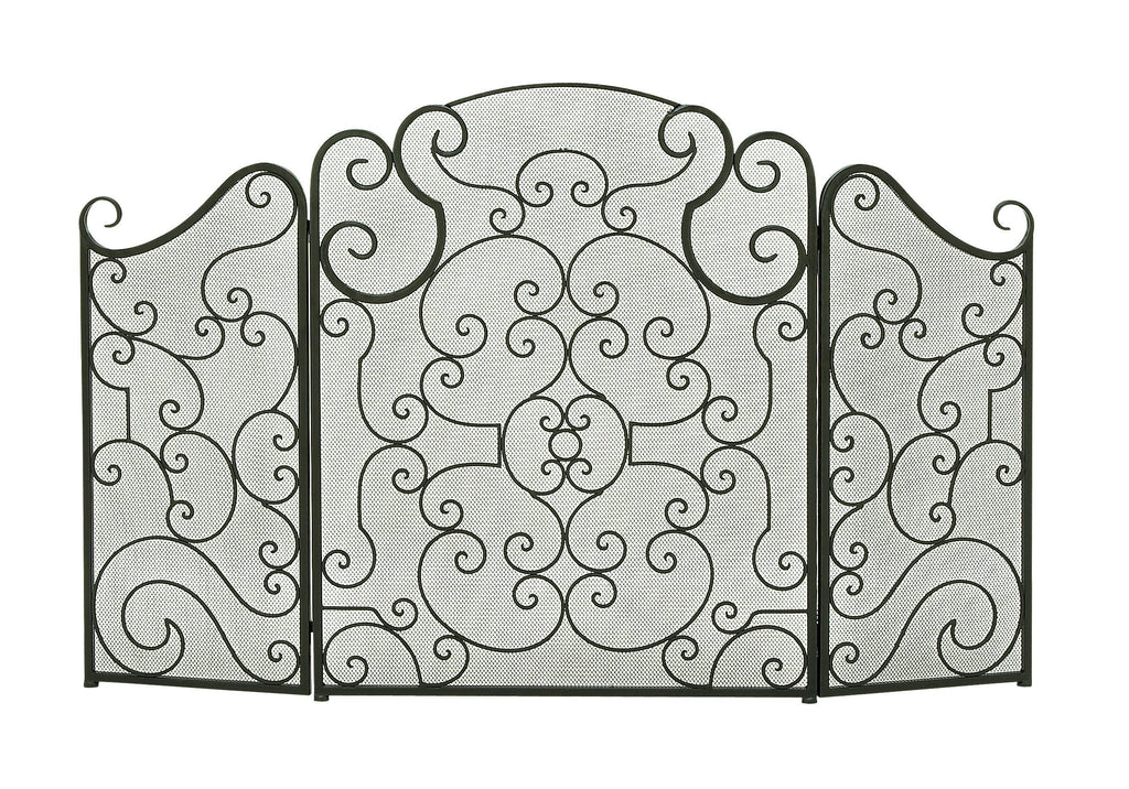 Metal 3 Panel Fireplace Screen K9157