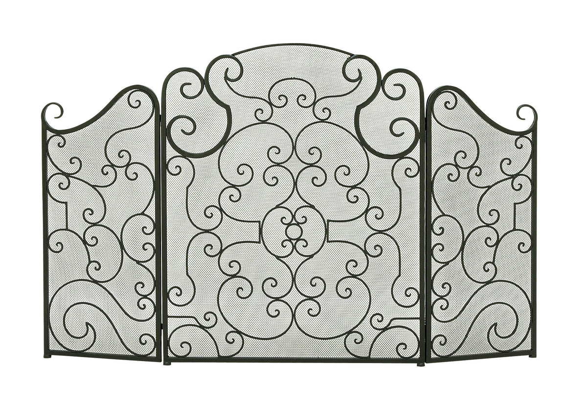 Metal 3 Panel Fireplace Screen K9157