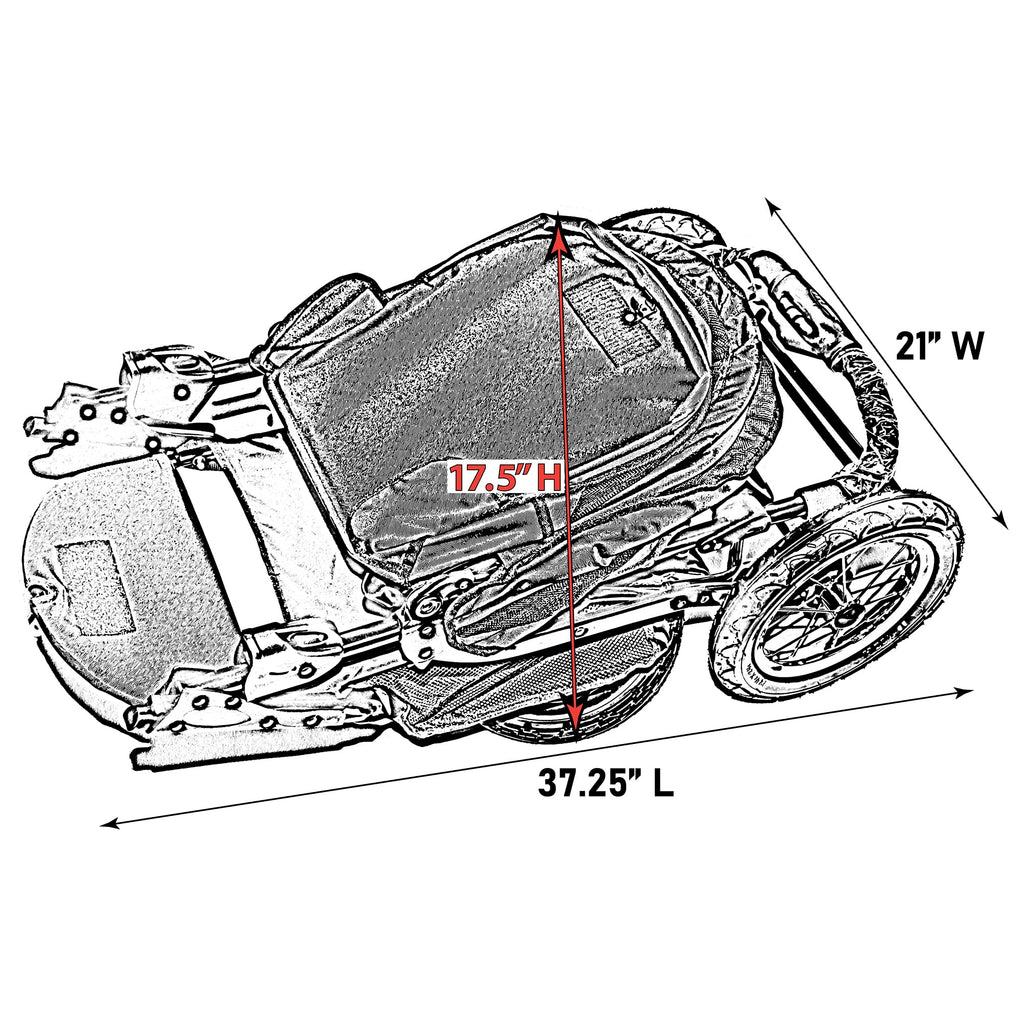 Spotted Pet Stroller U34131