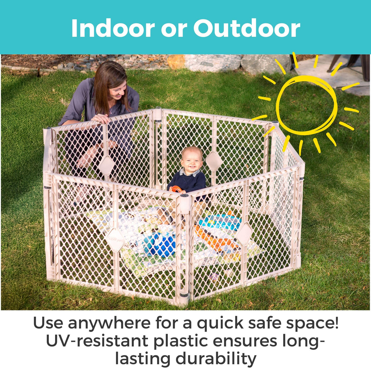 6-Panel Baby Playard I343