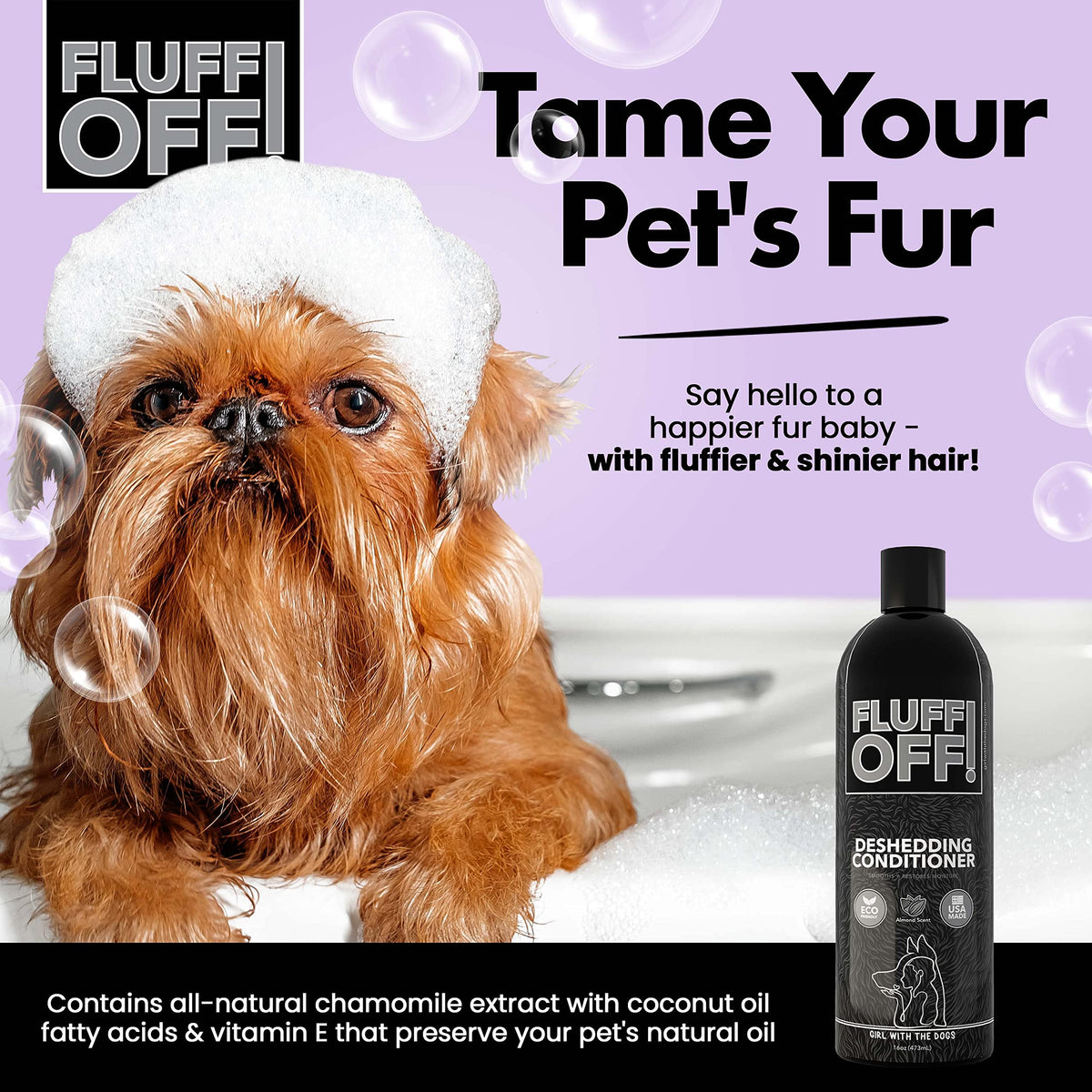 Deshedding Dog & Cat Conditioner K9027