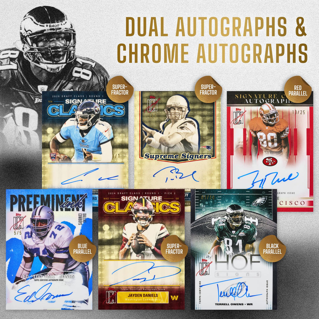 2025 Topps NFL Signature Class Football Value Box P668518