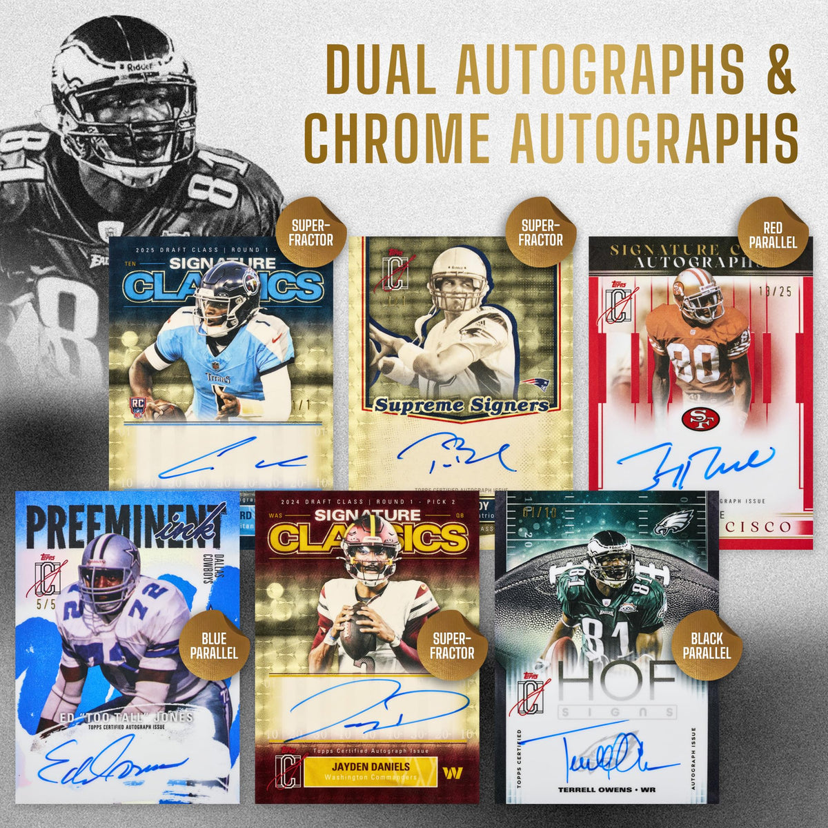 2025 Topps NFL Signature Class Football Value Box P668518