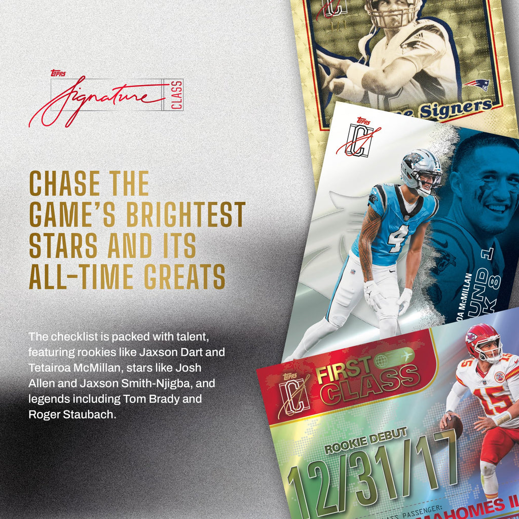 2025 Topps NFL Signature Class Football Value Box P668518