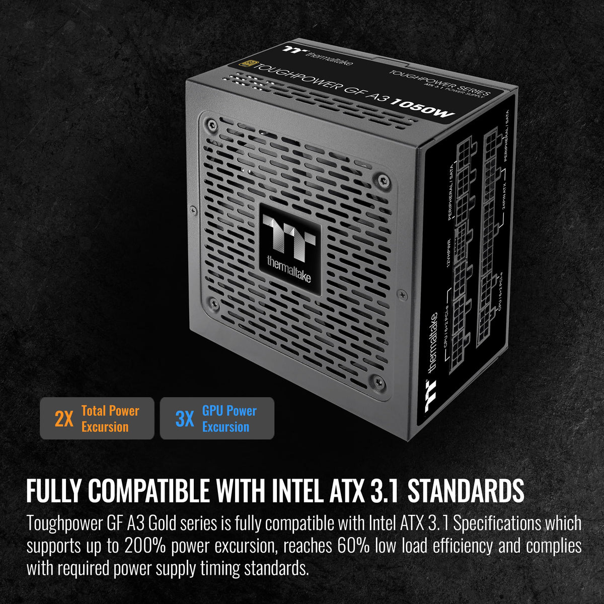 1050W 80+ Gold ATX 3.1 Power Supply J9636