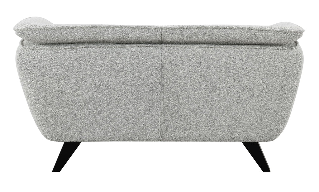 Light Gray Upholstered Loveseat U130169