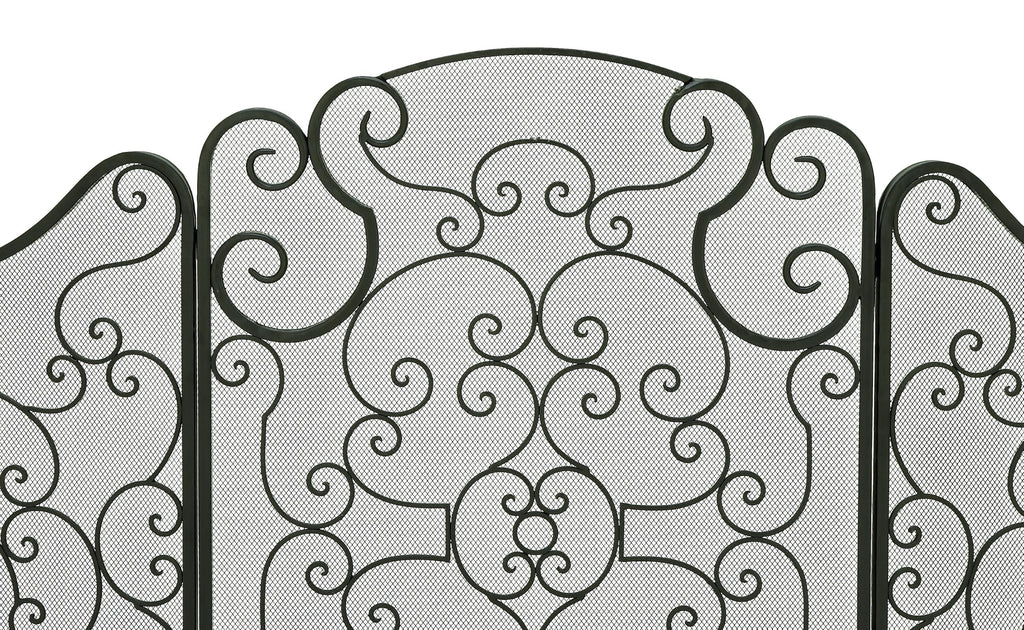 Metal 3 Panel Fireplace Screen K9157